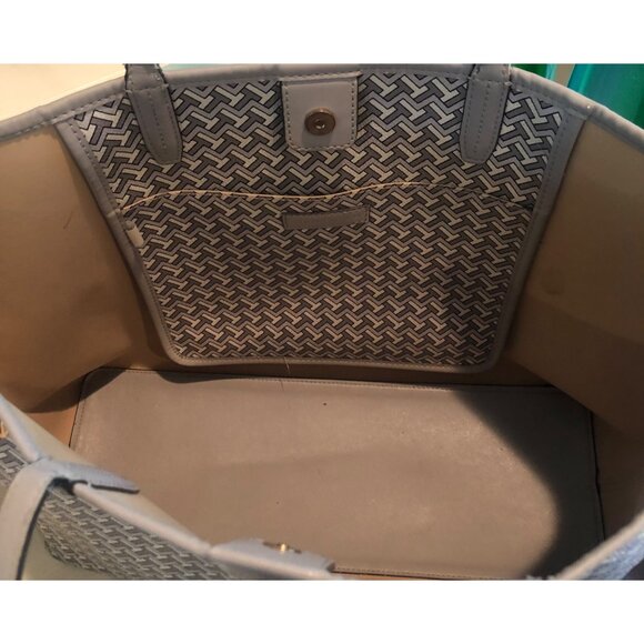 TORY BURCH Tote Bag French Gray T Zag - Picture 7 of 15